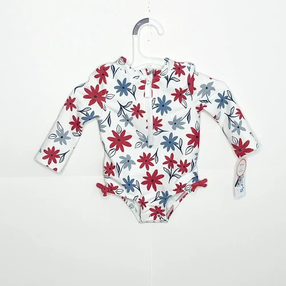 Carters Girls Swim Suit Size 6 Months